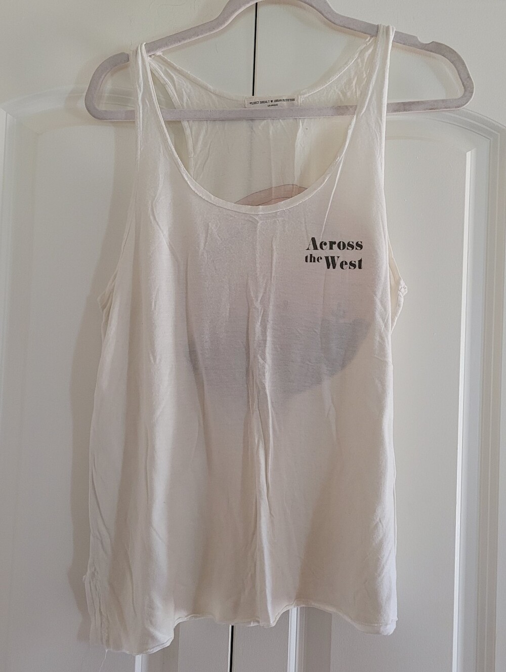 Urban Outfitters. Across the West Women's White Tank Top.
